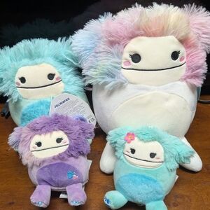 BNWT Squishmallows Bigfoot Lot